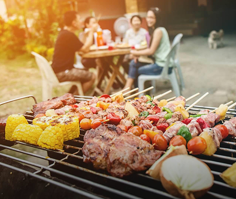 Forniture per barbecue all'aperto